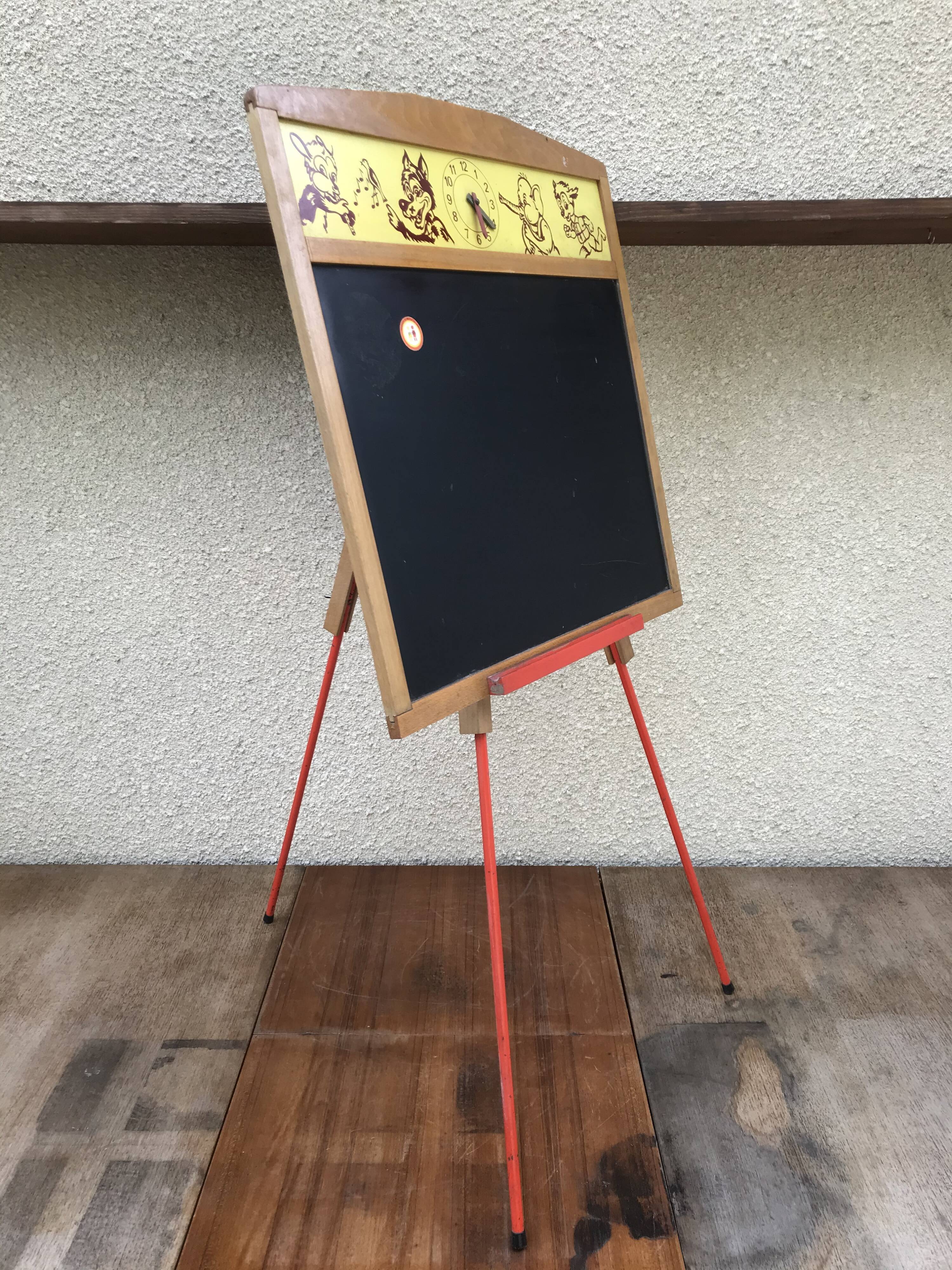 Blackboard schoolboy child wood
