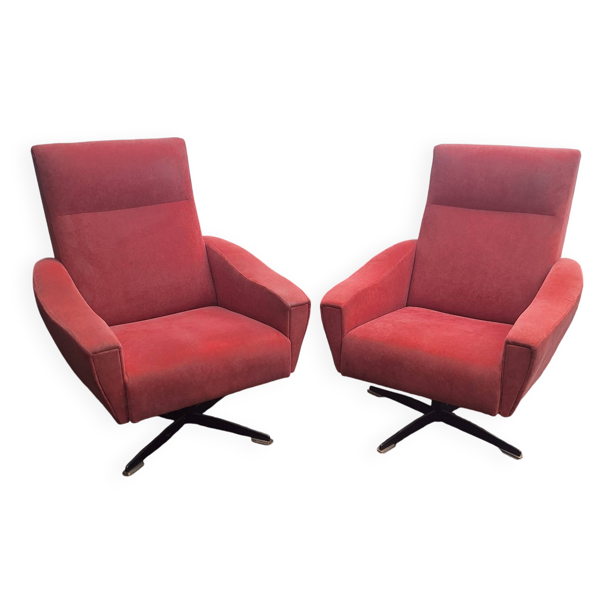 Vintage 1970s armchair, a pair