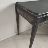 Desk with moldings, old patina