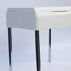 Tabouret coffre en plexi blanc 60's