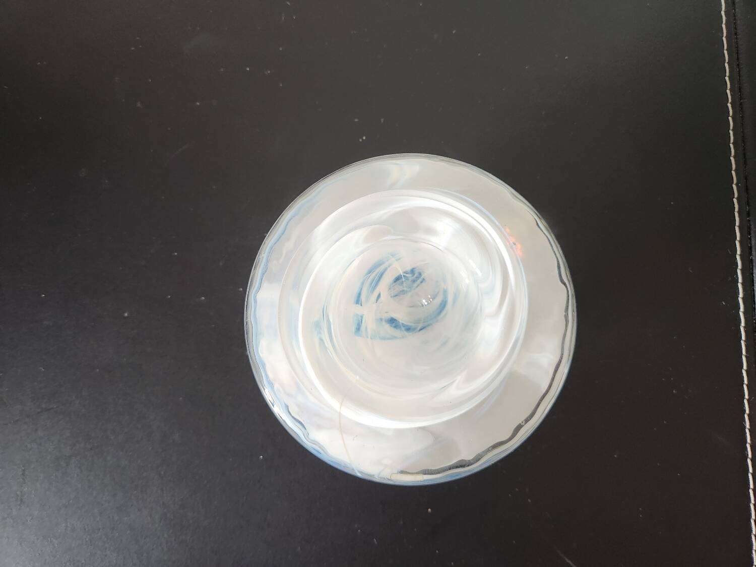 Kosta Boda glass blown catchall