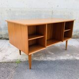 Scandinavian double-sided teak office 60s