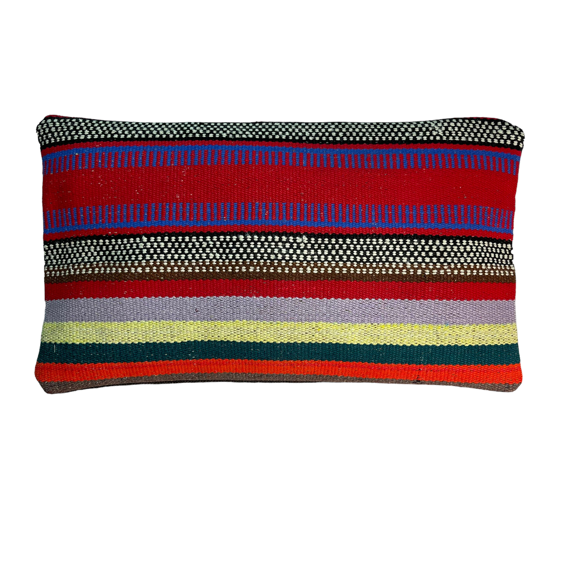 Turkish handmade kilim cushion cover , 30 x 50 cm