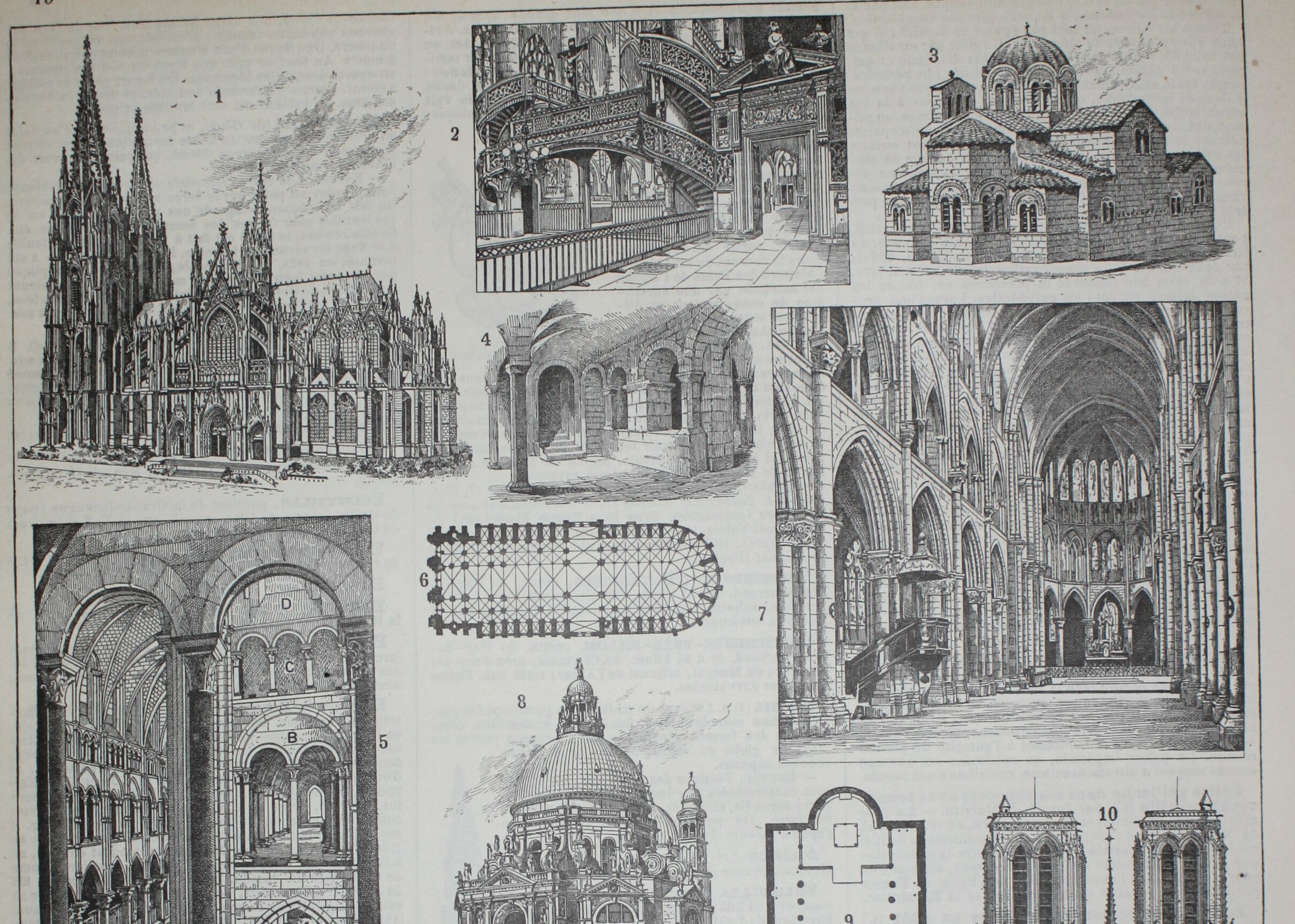 Engraving • Church, cathedral, religious • Original lithograph from 1898