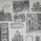 Engraving • Church, cathedral, religious • Original lithograph from 1898
