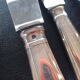 12 + 1 Orbrille knife silver metal art deco period
