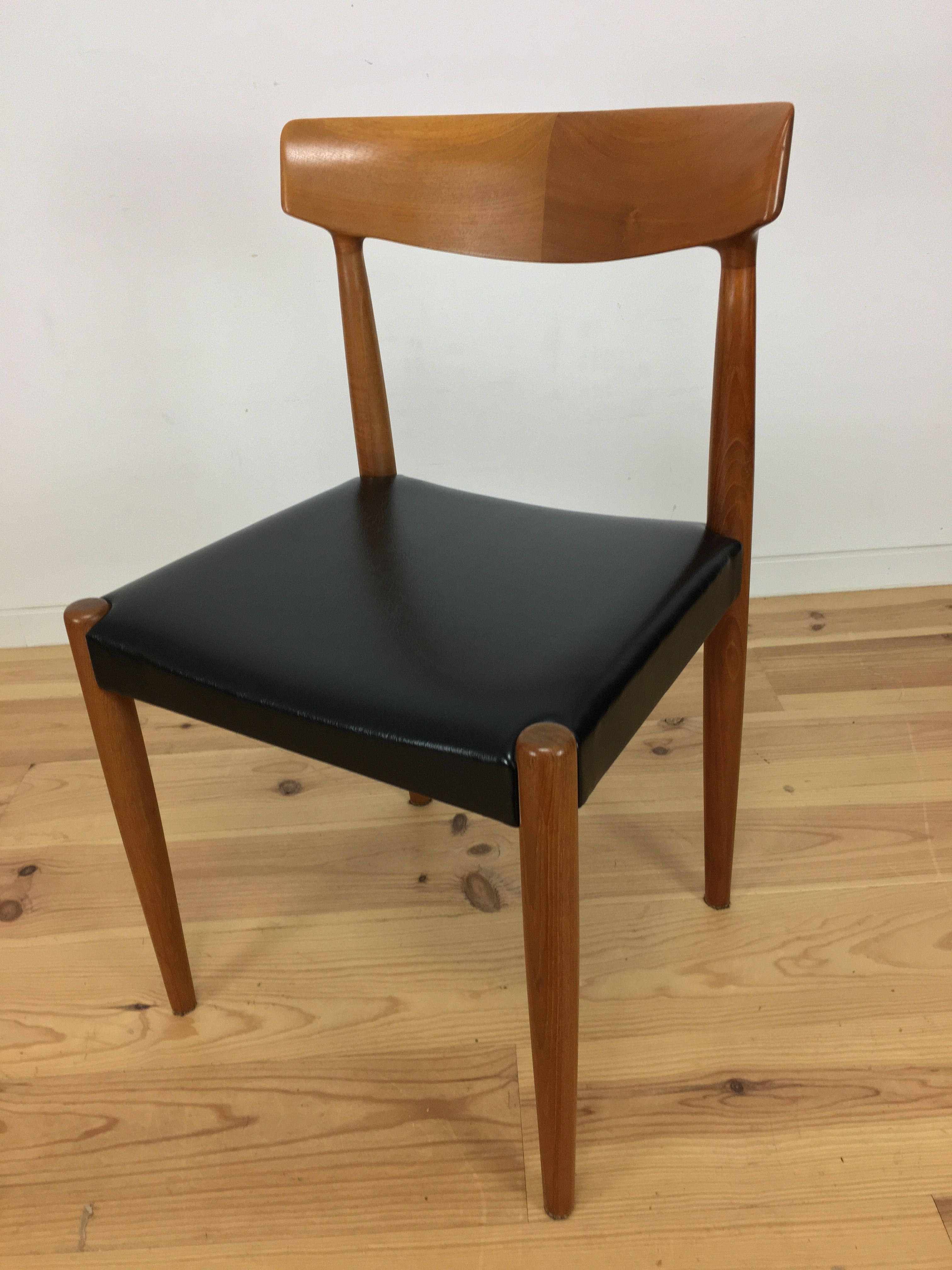 Chaise 343 par Knud Faersch pour Slagelse Mobelvaerk, scandinave, danoise