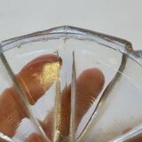 Art deco sugar bowl in molded pressed glass