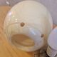 Lampe en forme d'œuf en albatre