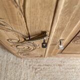 Art Deco oak sideboard with mirror (removable)