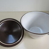 Soup-tureen in Niderviller stoneware Model Mesh -vintage