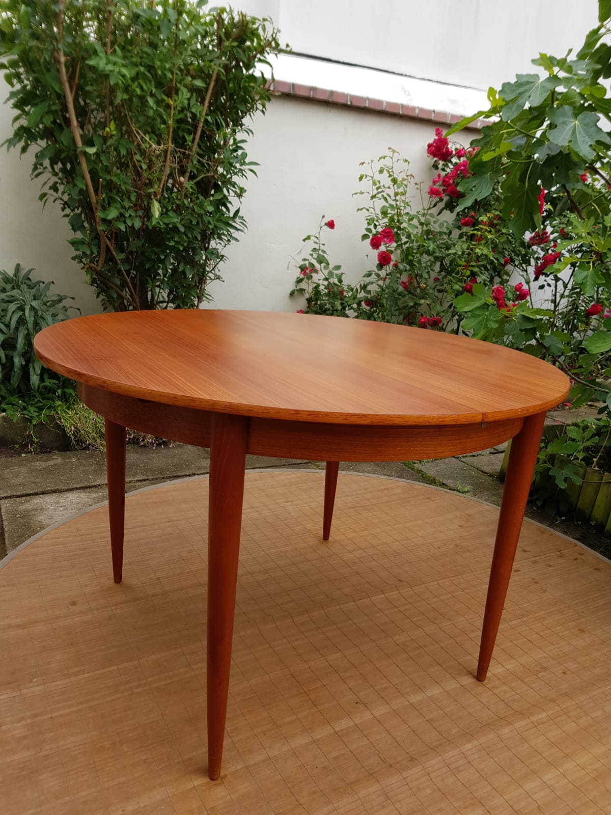 Teak table Scandinavian style 1970