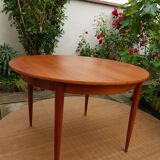 Teak table Scandinavian style 1970