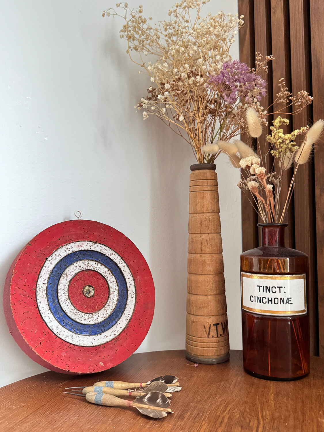 Vintage dartboard
