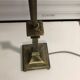 Brass floor lamp