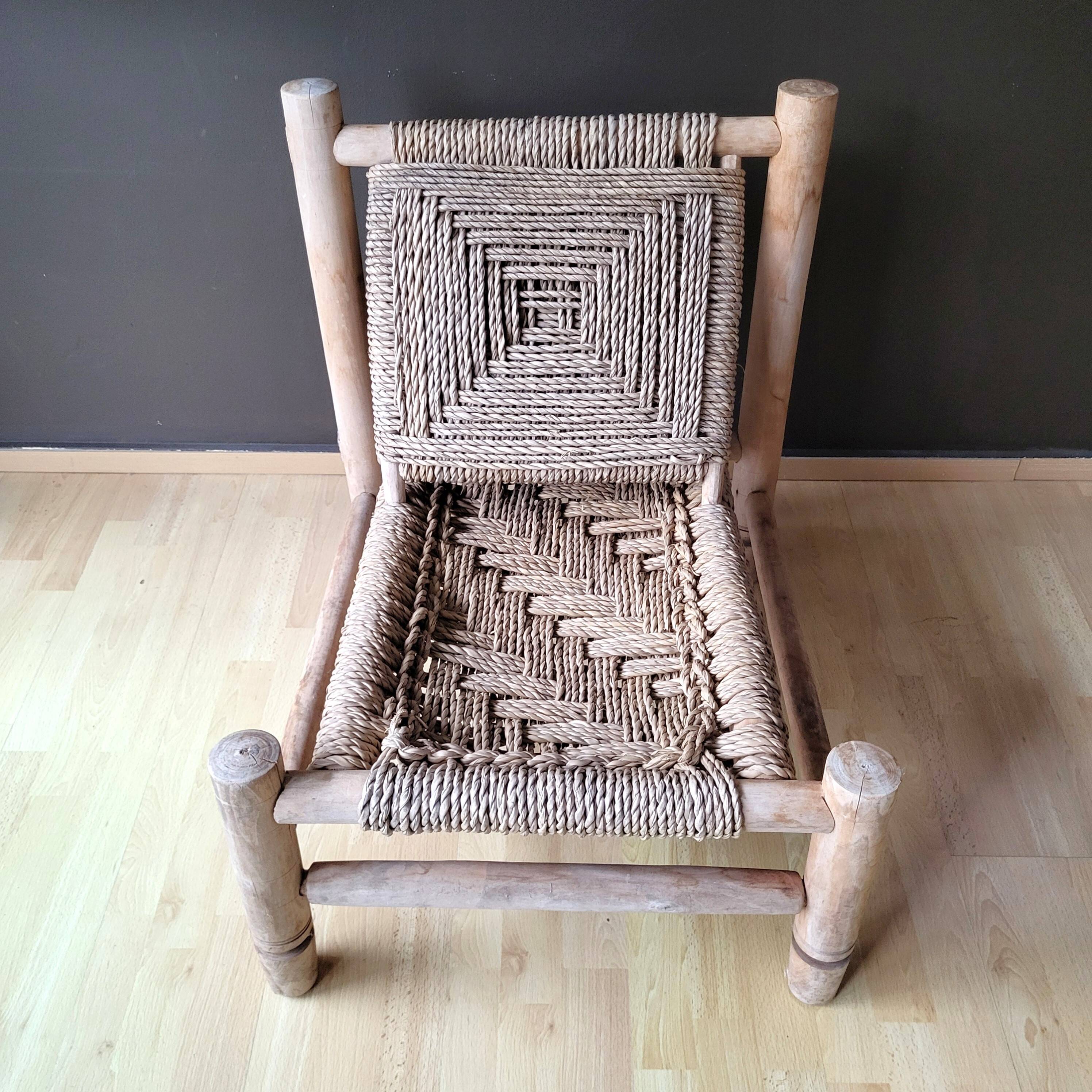 Audoux & Minet Rope Armchair 70s