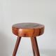 Brutalist tripod stool from the 1960s.