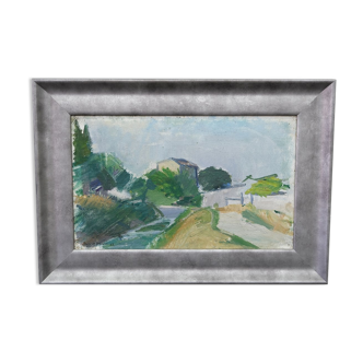 Brita Af Klercker, Swedish painting, 1952, Oil on canvas, Framed