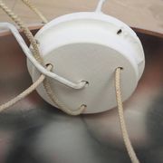 Lampe à suspension, design danois, années 1970, fabriquée au Danemark
