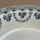 Old hollow dish in Ironstone with blue decoration by Amand & Hamage Santiago.