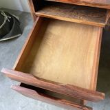 Bureau et sa chaise scandinave palissandre