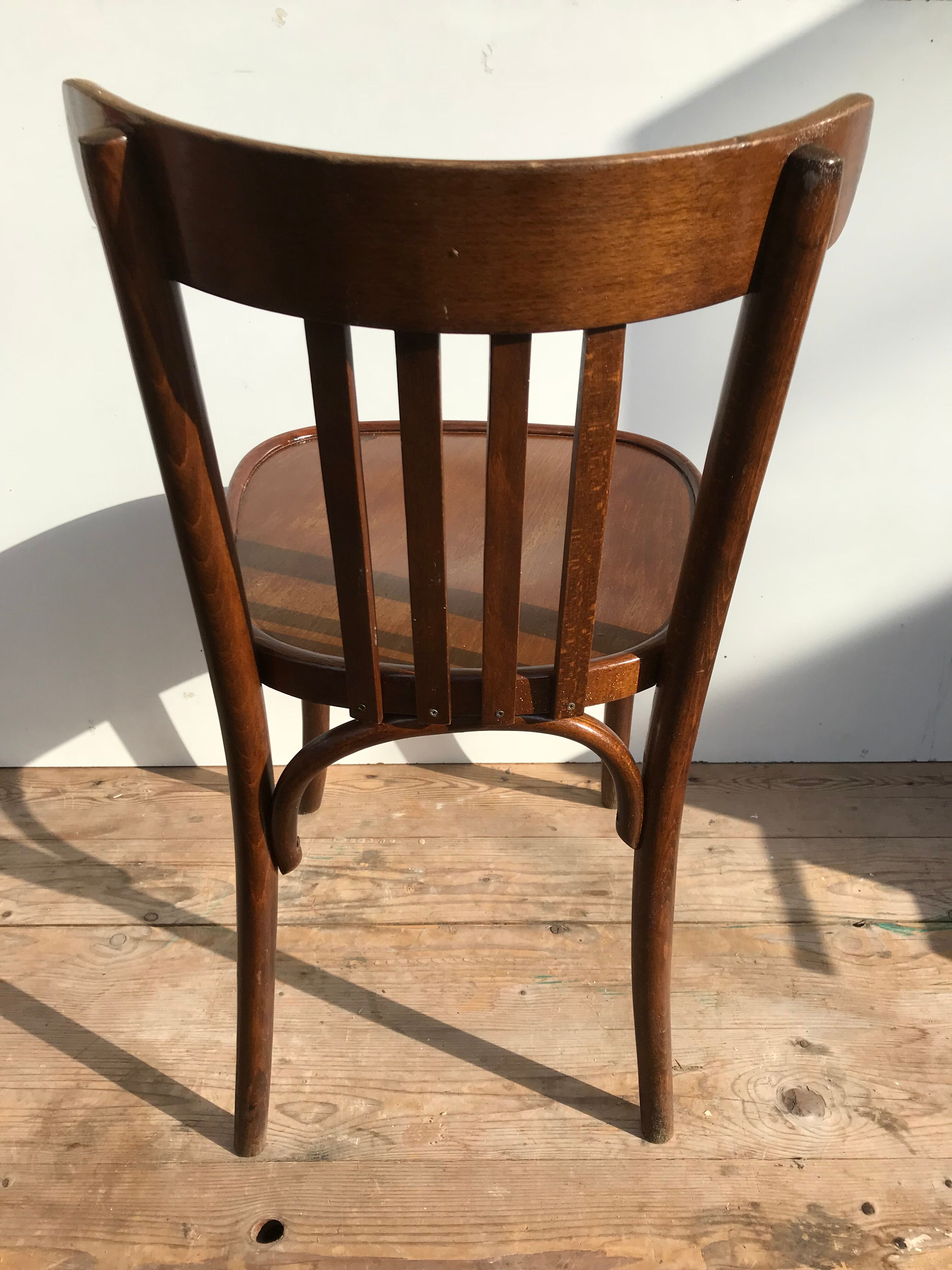 Former chair bistro s curved folder 60s vintage