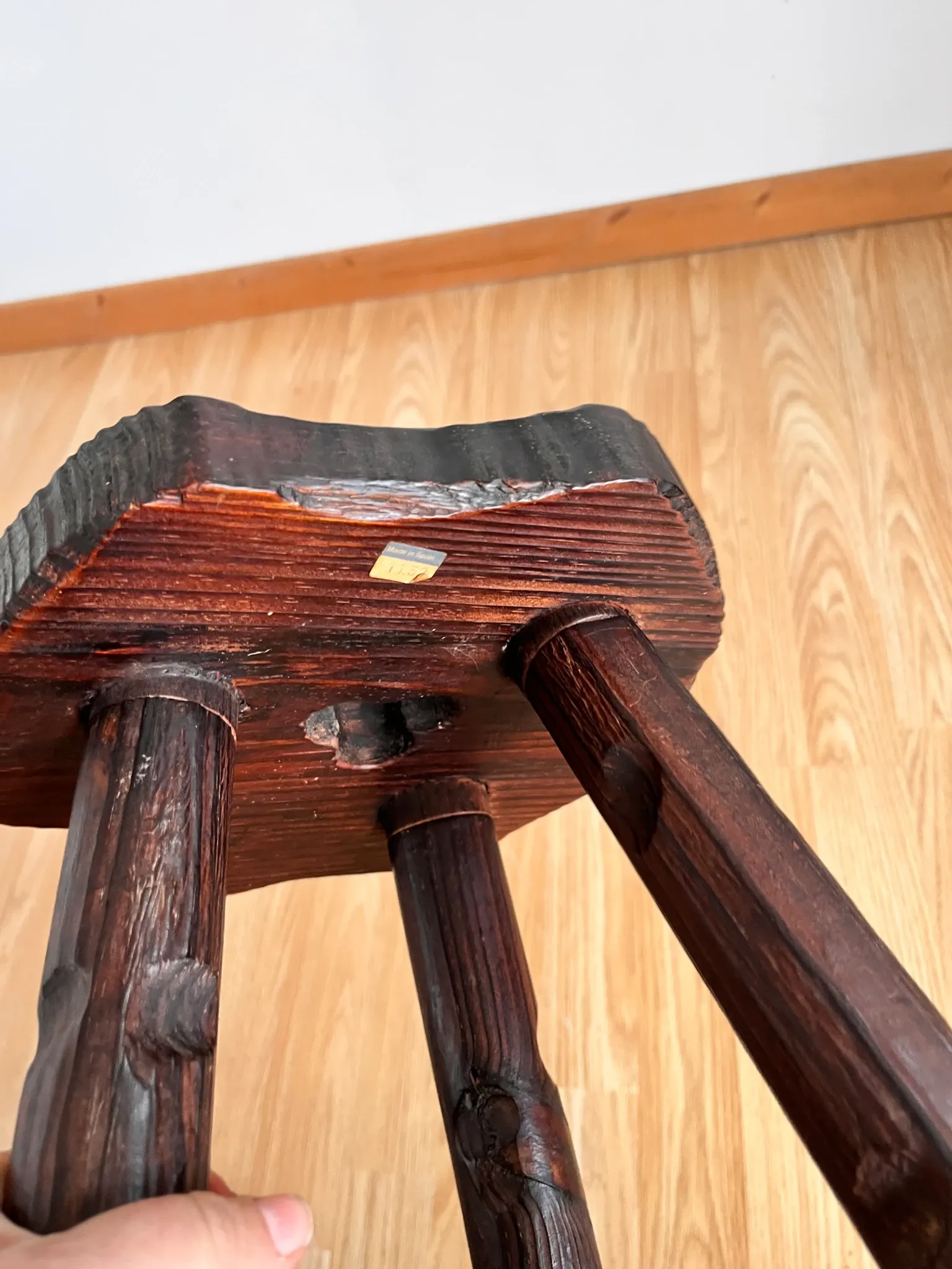 Vintage tripod stool