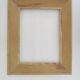 Old grooved natural wood frame - design for 250 x 325 mm subject