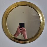 Vintage Moroccan mirror, round, 36 cm