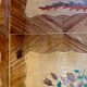 Marquetry wooden bonheur du jour – Floral decoration – Louis XV style