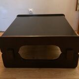 Scandinavian coffee table in brown wood from the 60s and 70s