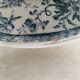 4 assiettes creuses Gien Bouquets de Roses terre de fer bleu de prusse
