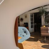 Miroir scandinave en teck