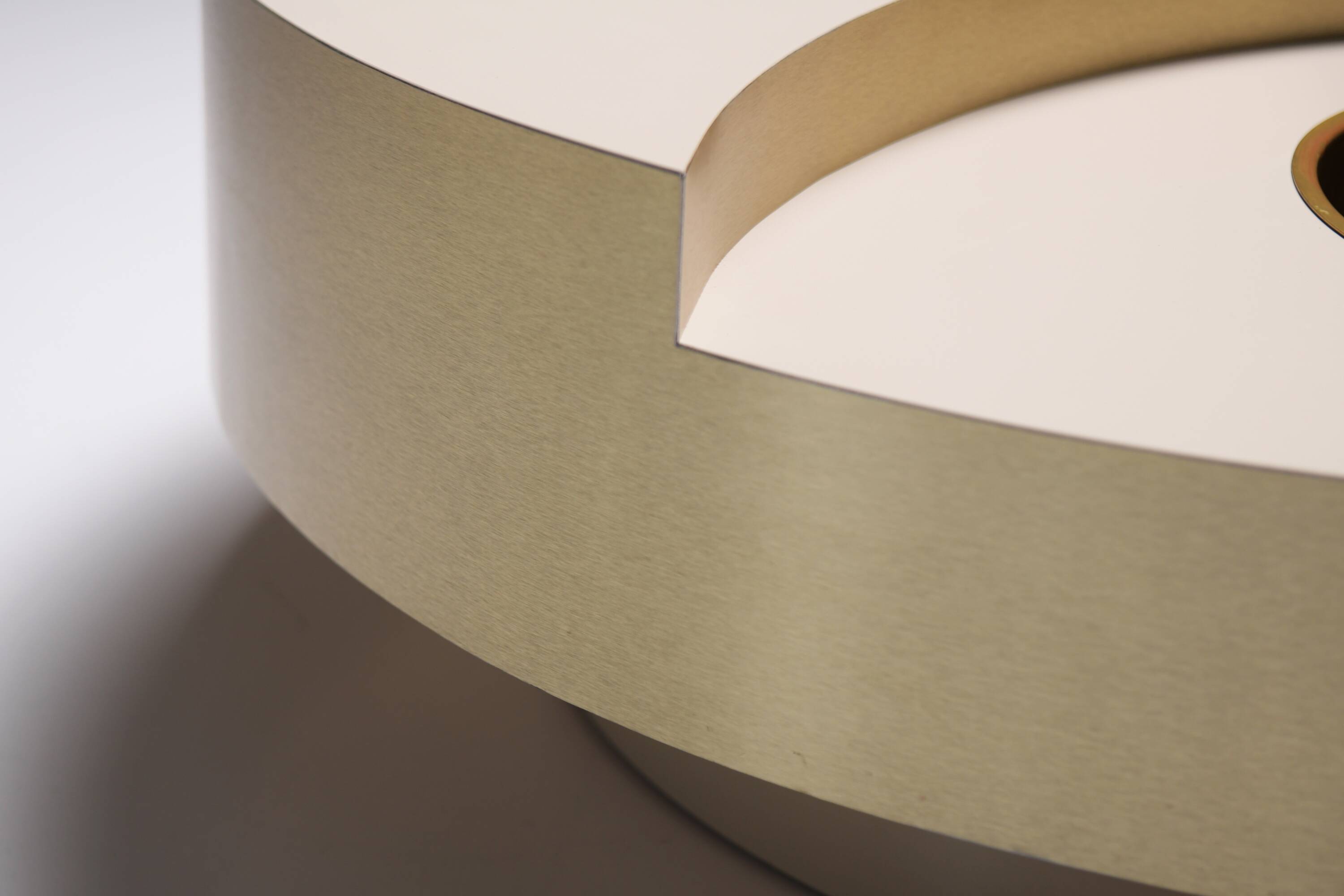 Rare rotating TRG coffee table with bar style Willy Rizzo