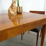 Table de salle à manger extensible design vintage Halabala