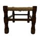 Vintage Stool cane small Stool Mid Century Ottoman 60's design