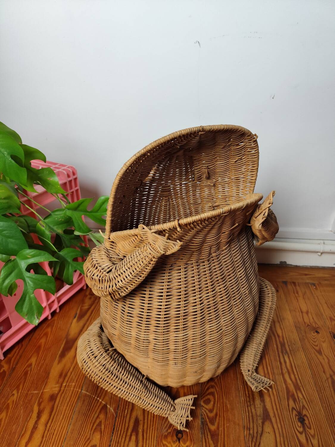 Frog magazine rack by Olivier Cajan 1960-1970