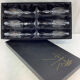 6 Baccarat crystal flutes made in france