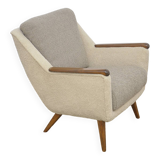 Mid-century boucle Cocktail Armchair, 1960s