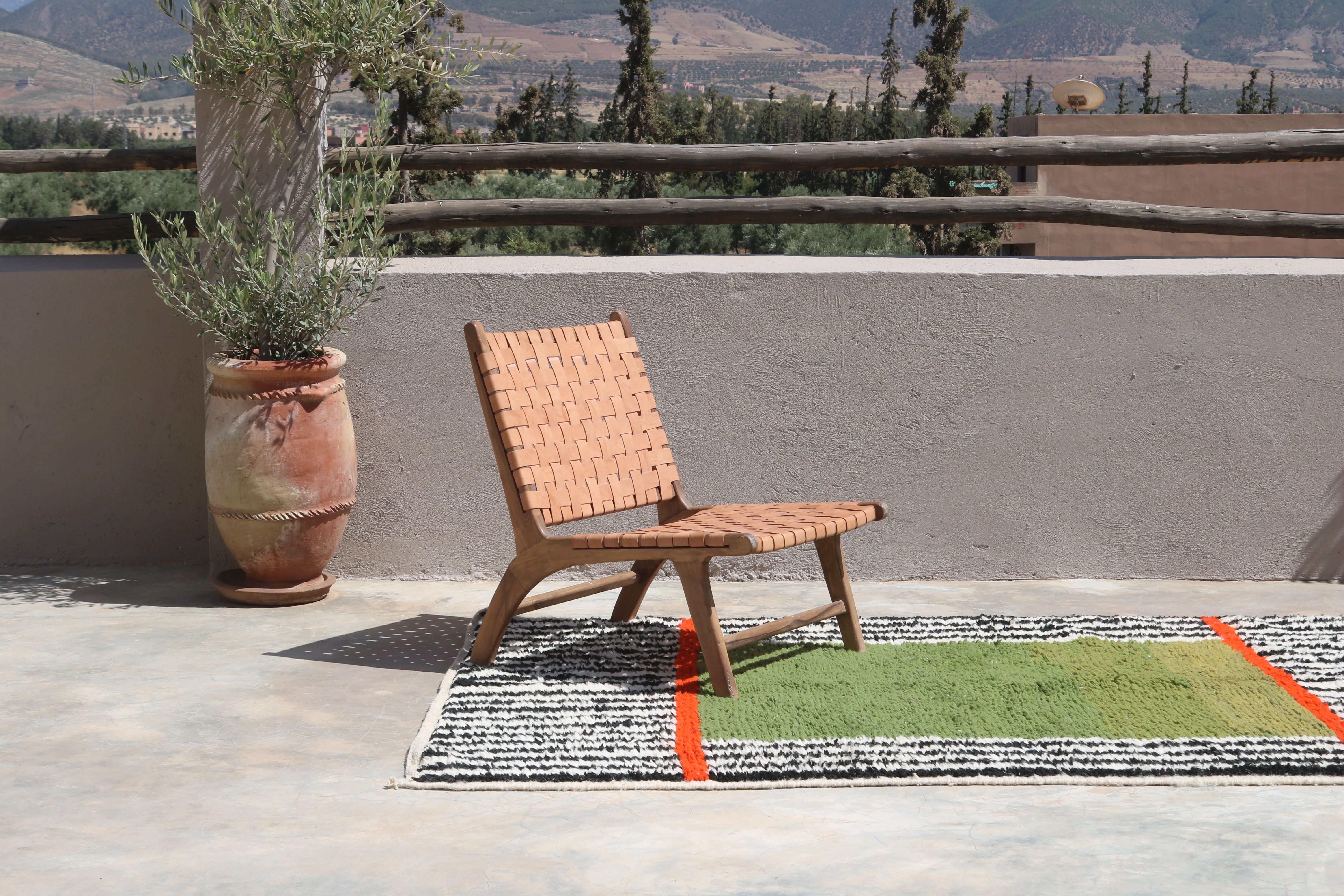 Tapis fait main coloré, 240 x 155 cm - AZ833