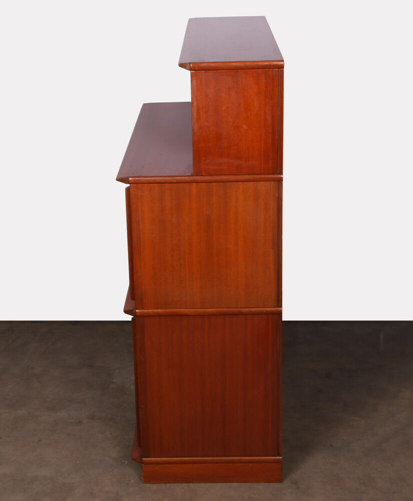 Vintage mahogany storage by Didier Rozaffy for Oscar, 1950