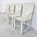 Carlo bartoli dining chairs for matteo grassi, 1980s