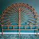 Peacock headboard