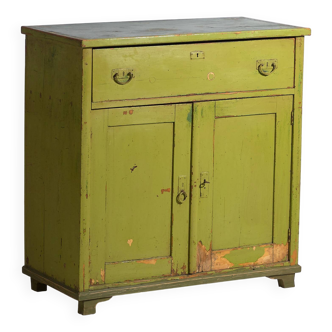 Antique green chest of drawers (c.1920) #5