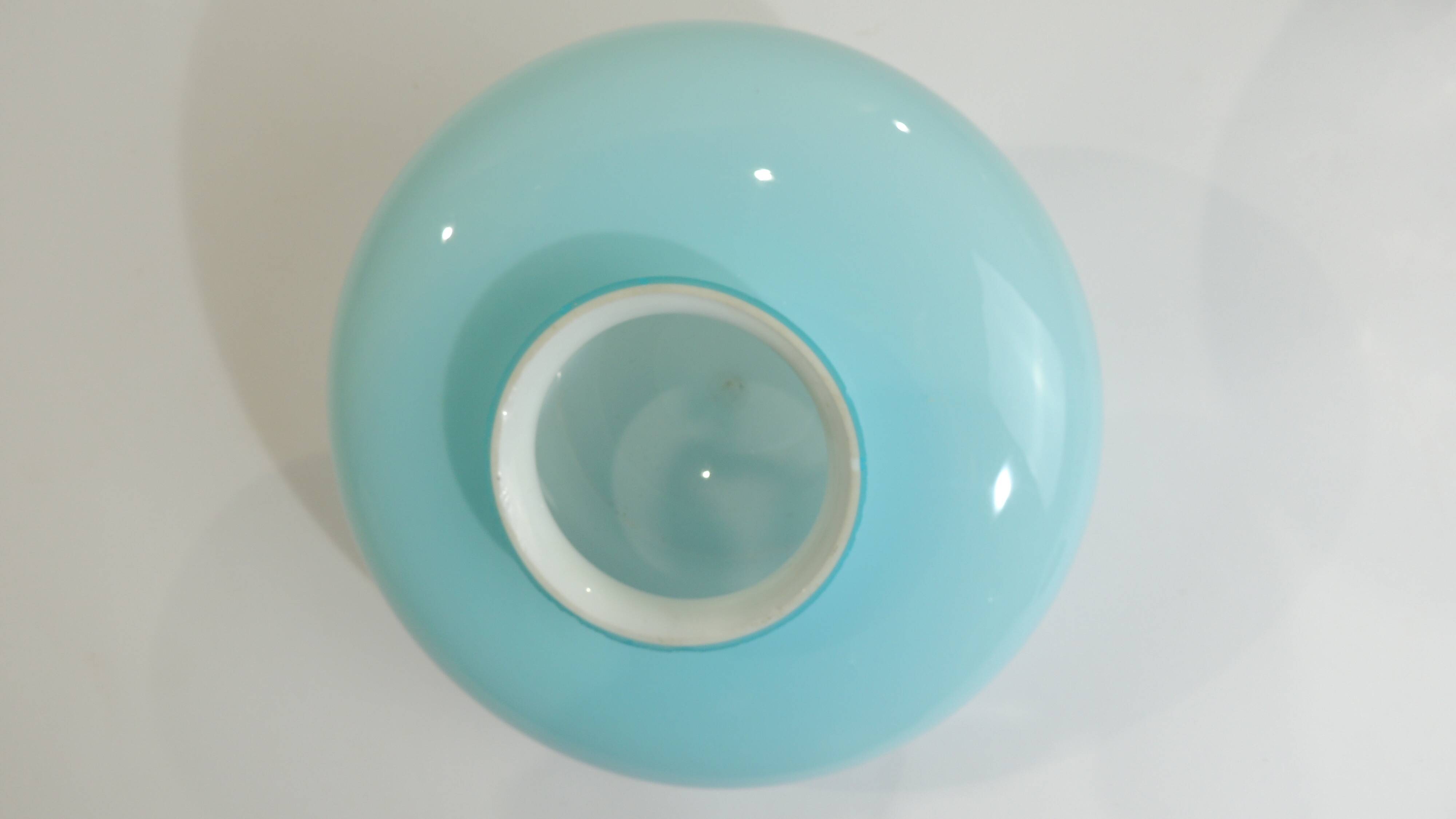 Set of 4 tulip globes vintage glass lampshades from the 70s-80s – Opaline b