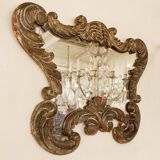 Baroque Mirror in Carved Wood