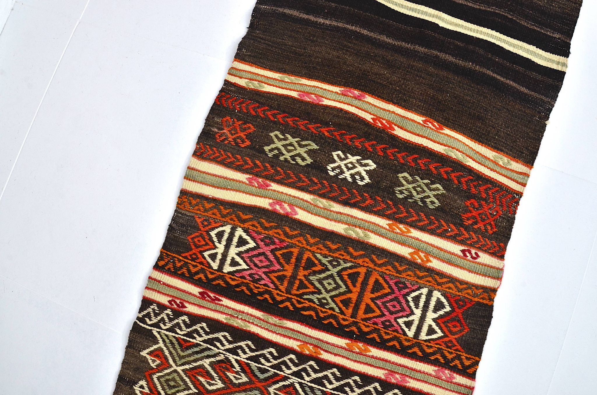 Kilim Runner anatolien vintage sku 3066
