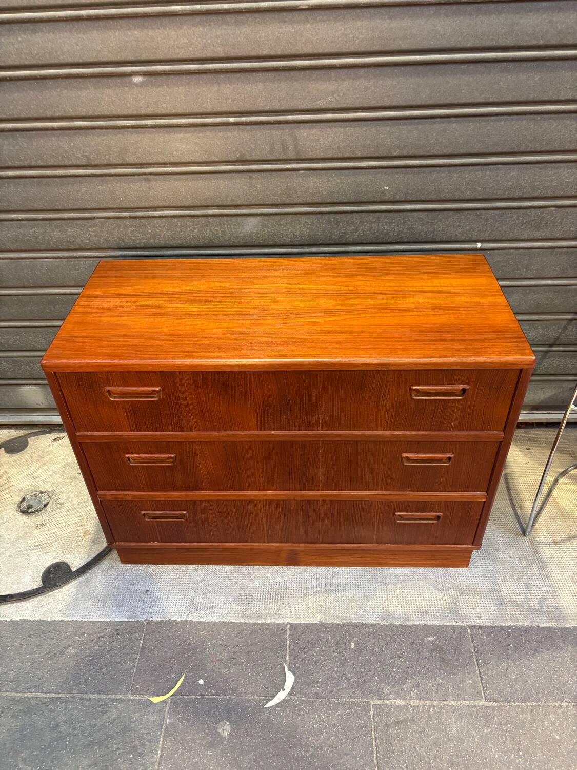 Scandinavian chest of drawers with 3 drawers, 1970s