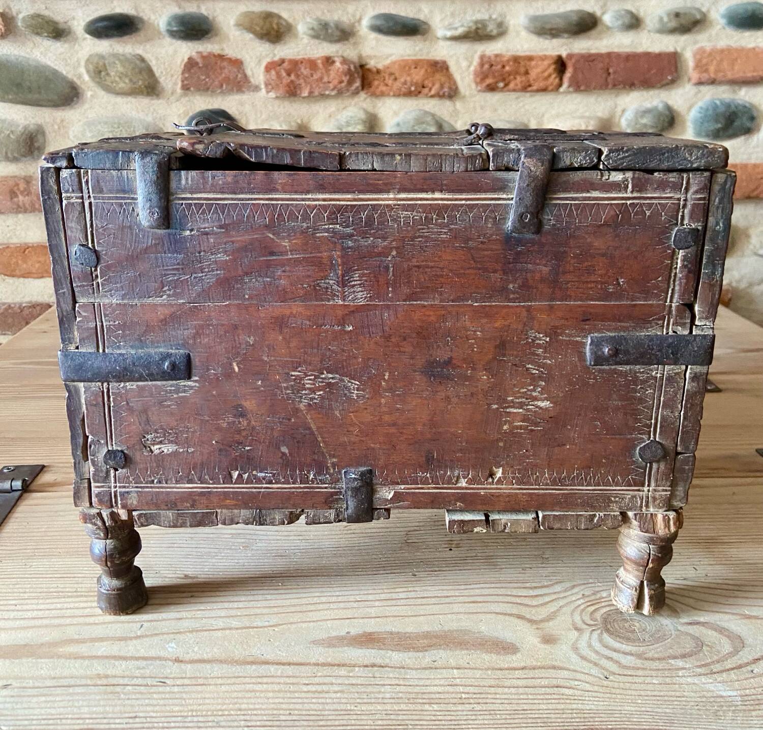 Antique Wedding Dowry Box - Origin Rajasthan India ? 19th - 18th century