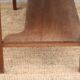 Antique oak kitchen table, office or work table, wooden furniture, decor, 19th century.